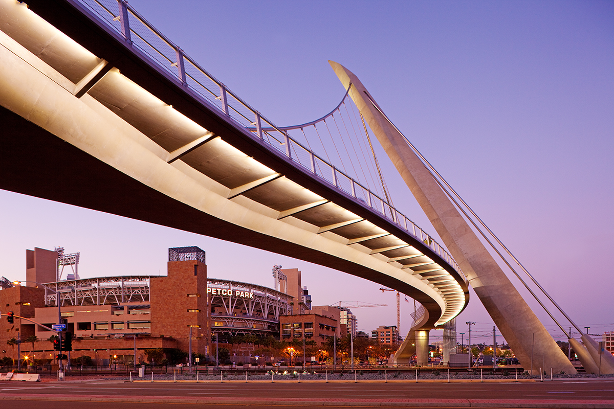 Harbor Drive Pedestrian Bridge by Safdie Rabines Architects