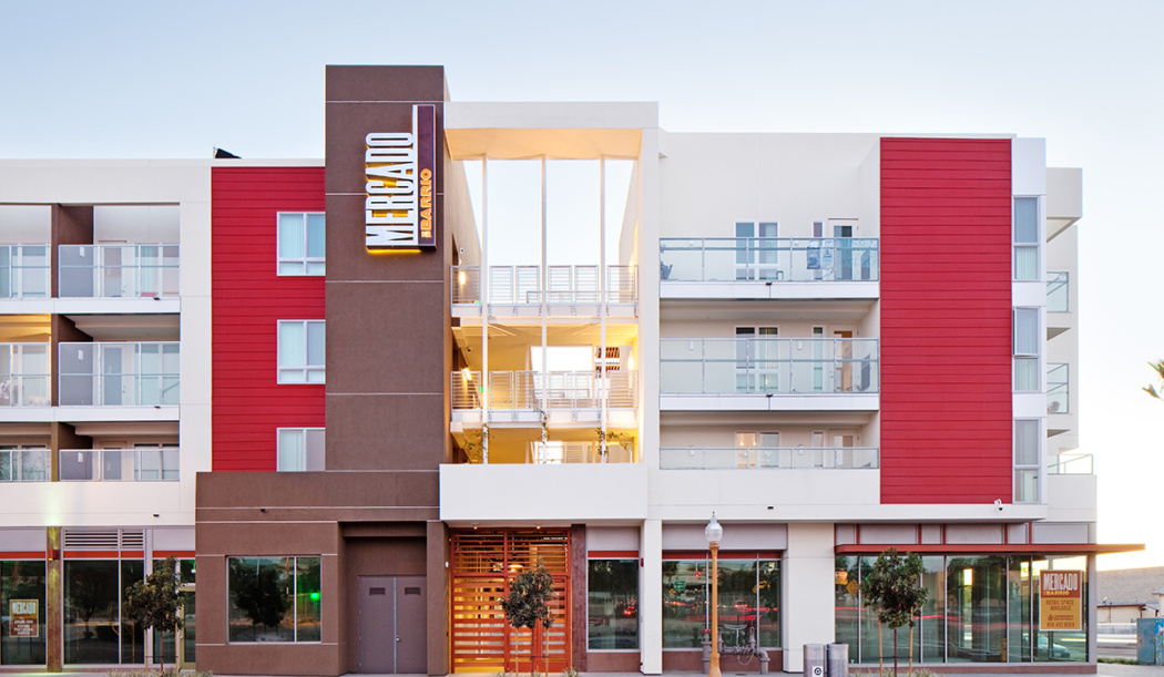 Mercado del Barrio in San Diego, CA by Safdie Rabines Architects